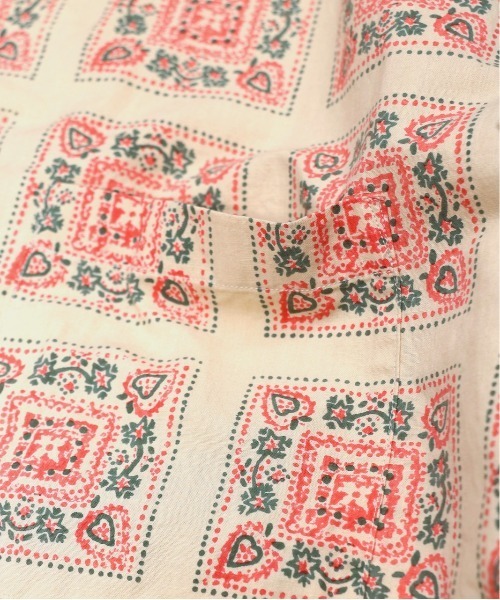 SUNNY  SPORTS（サニースポーツ）の「SUNNY SPORTS/サニースポーツ PRINTED BOX SHIRTS（シャツ/ブラウス・メンズ・ブルー/ベージュ/クリーム/ブラック・MEDIUM/LARGE）」の7枚目の写真