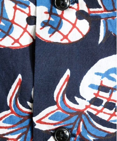 SUNNY  SPORTS（サニースポーツ）の「SUNNY SPORTS/サニースポーツ PRINTED BOX SHIRTS（シャツ/ブラウス・メンズ・ブルー/ベージュ/クリーム/ブラック・MEDIUM/LARGE）」の20枚目の写真