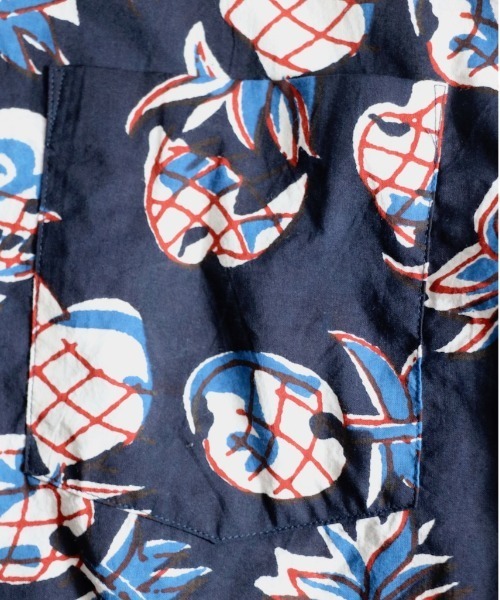 SUNNY  SPORTS（サニースポーツ）の「SUNNY SPORTS/サニースポーツ PRINTED BOX SHIRTS（シャツ/ブラウス・メンズ・ブルー/ベージュ/クリーム/ブラック・MEDIUM/LARGE）」の21枚目の写真