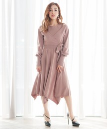 LIPSERVICE | レイヤードイレヘムニットワンピース(ワンピース)