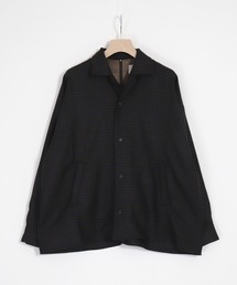 BASISBROEK | [ BASISBROEK ] JAGGER ウールチェック シャツジャケット(テーラードジャケット)
