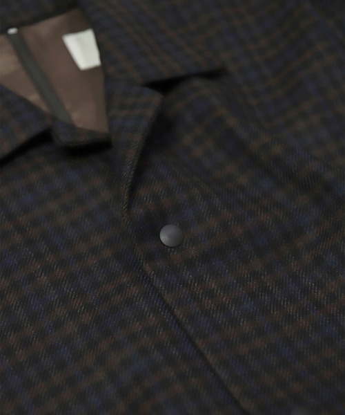 シャツジャケット テーラードジャケット Basisbroek バシスブルック のファッション Basisbroek Jagger セール Jagger Basisbroek ウールチェック