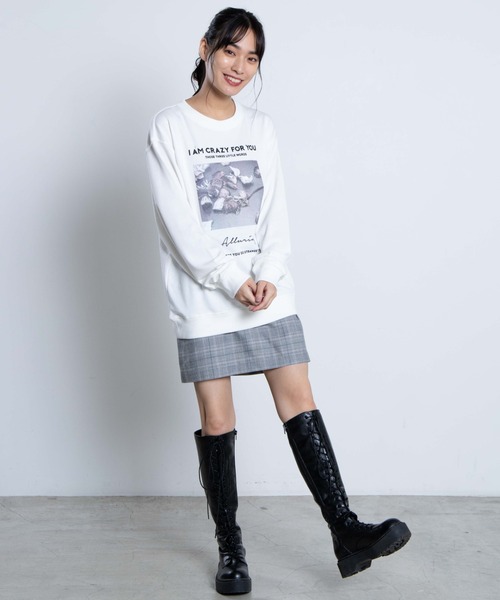 WEGO（ウィゴー）の「WEGO/【セットアップ対応商品】チェックミニスカート（スカート・レディース・グレー系その他2/ベージュ系その他2/ブラック系その他2/ブラウン系その他2/ブラウン系その他3/グレー系その他3・FREE）」の8枚目の写真