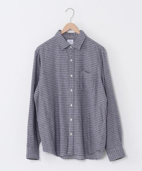 coen（コーエン）の「テキサスコットンガンクラブチェックベーシックシャツ（シャツ/ブラウス・メンズ・ベージュ/ネイビー・LARGE/X-LARGE/SMALL/MEDIUM）」の13枚目の写真