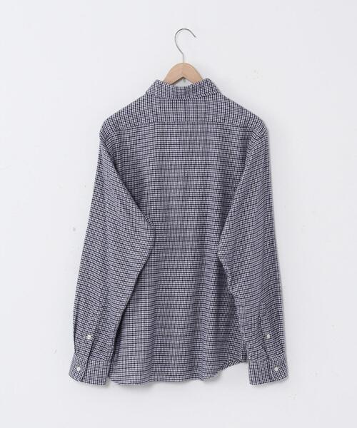 coen（コーエン）の「テキサスコットンガンクラブチェックベーシックシャツ（シャツ/ブラウス・メンズ・ベージュ/ネイビー・LARGE/X-LARGE/SMALL/MEDIUM）」の16枚目の写真