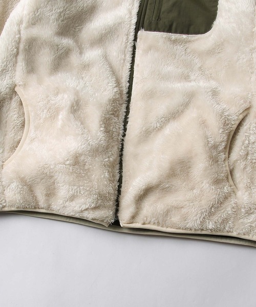 ZIP FIVE(ジップファイブ)の「ファー×ナイロンリバーシブルマウンテンパーカー(マウンテンパーカー・レディース・ホワイト系/ホワイト系1/ブラック系/グレー系/ブラウン系/ベージュ系/ベージュ系1/ネイビー系・MEDIUM/LARGE/X-LARGE)」の17枚目の写真