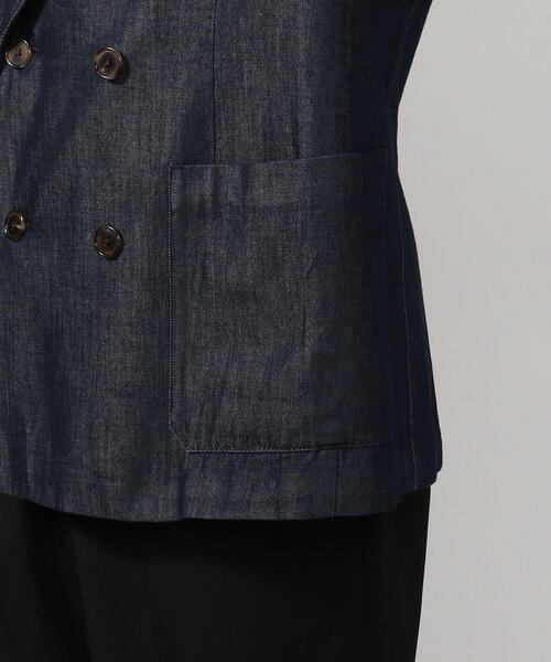 CABaN コットンデニム ダブルブレストジャケット パンツ セットアップ CABaN コットンデニム ダブルブレストジャケット×パンツ