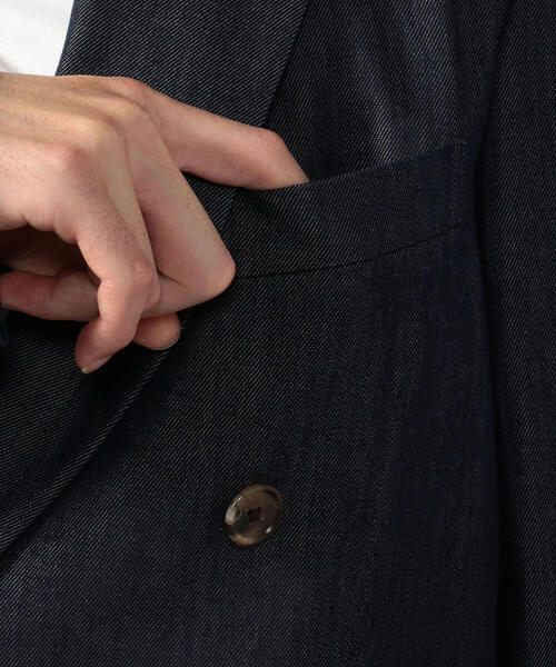 CABaN コットンデニム パンツ ジャケット CABaN コットンデニム ダブルブレストジャケット
