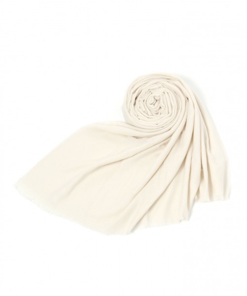 GLOBAL WORK(グローバルワーク)の「洗えるウールブレントストール/920511(マフラー・レディース・オフホワイト/ライトグリーン/ベージュ/ブラック・FREE)」の2枚目の写真