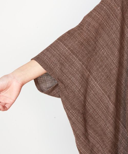 チャイハネ（チャイハネ）の「【チャイハネ】タイコットン サワティジャケット（カーディガン/ボレロ・メンズ・ベージュ/ブラウン/カーキ/ホワイト/ブラック/ターコイズブルー・FREE）」の13枚目の写真