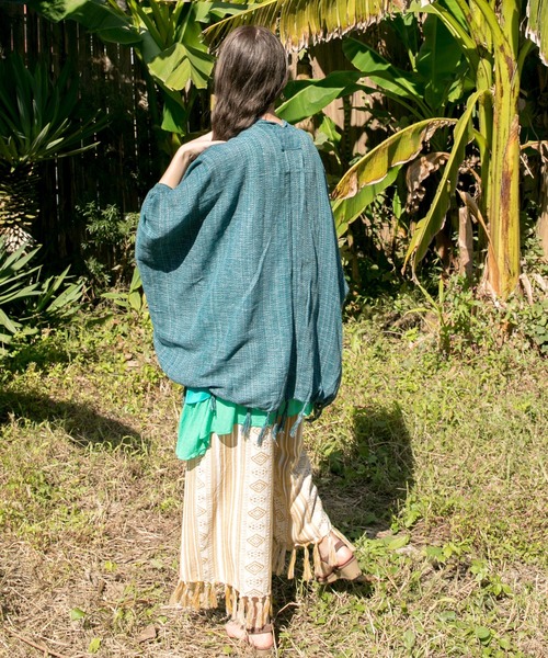 チャイハネ（チャイハネ）の「【チャイハネ】タイコットン サワティジャケット（カーディガン/ボレロ・メンズ・ベージュ/ブラウン/カーキ/ホワイト/ブラック/ターコイズブルー・FREE）」の22枚目の写真