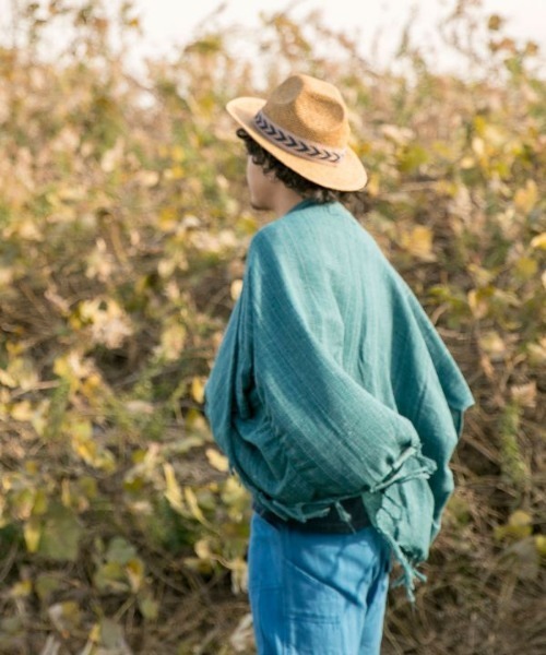 チャイハネ（チャイハネ）の「【チャイハネ】タイコットン サワティジャケット（カーディガン/ボレロ・メンズ・ベージュ/ブラウン/カーキ/ホワイト/ブラック/ターコイズブルー・FREE）」の20枚目の写真