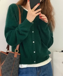 Girly Doll（ガーリードール）の「ベーシックニットカーディガン（カーディガン/ボレロ）」