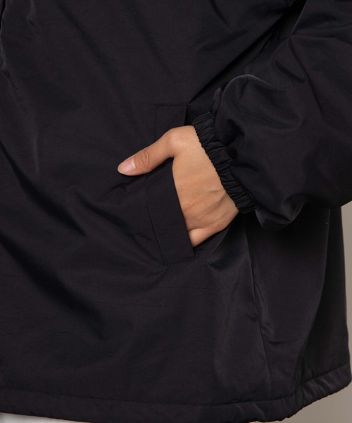 WEGO（ウィゴー）の「WEGO/サークルロゴコーチジャケット（ナイロンジャケット・レディース・ブラック/グリーン・FREE）」の14枚目の写真