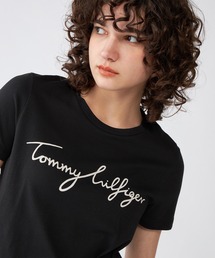 ロゴクルーネックTシャツ