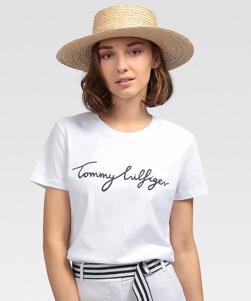 売れ筋商品|||トミー ヒルフィガー カットソー トップス レディース Women's Bubble-Trim Top Bright White 718BeAaJcYL._AC_SX569_.jpg