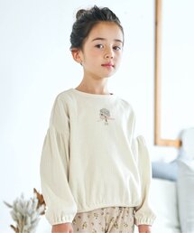 apres les cours | フラワーモチーフＴシャツ(Tシャツ/カットソー)