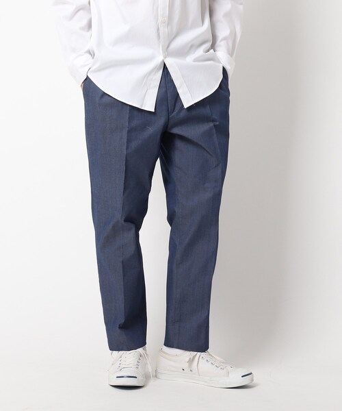 THE SHOP TK (ザ ショップ ティーケー )の「◆【抗菌防臭】ストレッチデニムライクパンツ(その他パンツ・メンズ・ブラック/ネイビー・01/02/03/04)」の1枚目の写真