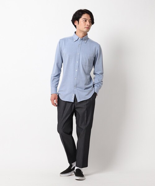 THE SHOP TK (ザ ショップ ティーケー )の「◆【抗菌防臭】ストレッチデニムライクパンツ(その他パンツ・メンズ・ブラック/ネイビー・01/02/03/04)」の8枚目の写真