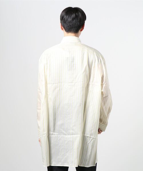 VIKTOR&ROLF（ヴィクター&ロルフ）の「VIKTOR&ROLF(ヴィクター＆ロルフ)イエローストライプロングシャツ（シャツ/ブラウス・メンズ・イエロー・S/M/L/XL）」の3枚目の写真