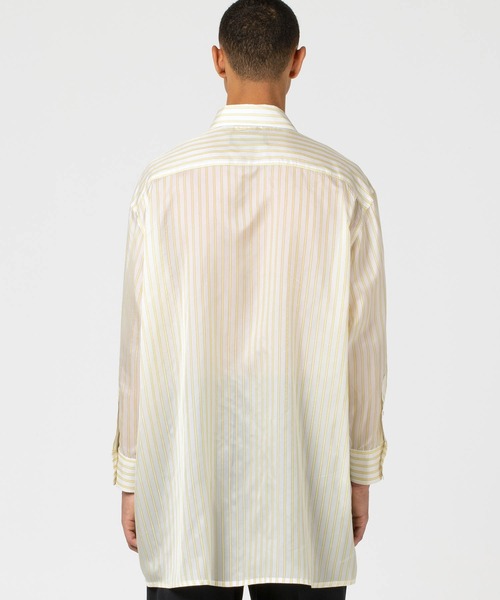 VIKTOR&ROLF（ヴィクター&ロルフ）の「VIKTOR&ROLF(ヴィクター＆ロルフ)イエローストライプロングシャツ（シャツ/ブラウス・メンズ・イエロー・S/M/L/XL）」の4枚目の写真
