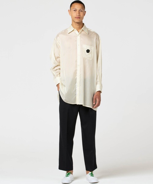 VIKTOR&ROLF（ヴィクター&ロルフ）の「VIKTOR&ROLF(ヴィクター＆ロルフ)イエローストライプロングシャツ（シャツ/ブラウス・メンズ・イエロー・S/M/L/XL）」の5枚目の写真