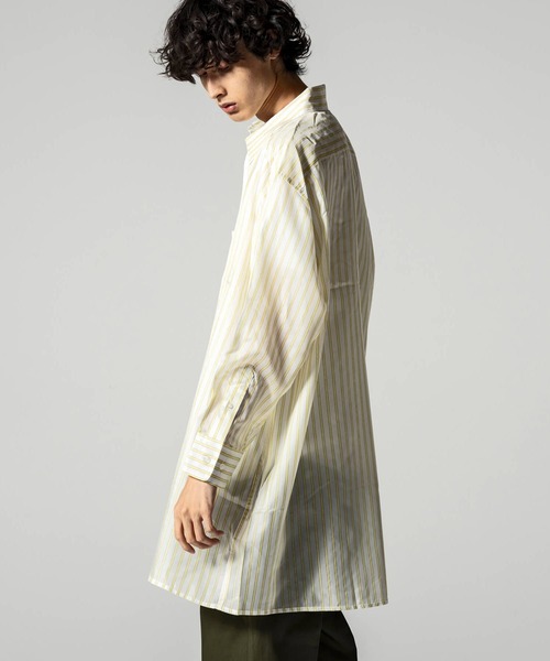 VIKTOR&ROLF（ヴィクター&ロルフ）の「VIKTOR&ROLF(ヴィクター＆ロルフ)イエローストライプロングシャツ（シャツ/ブラウス・メンズ・イエロー・S/M/L/XL）」の6枚目の写真