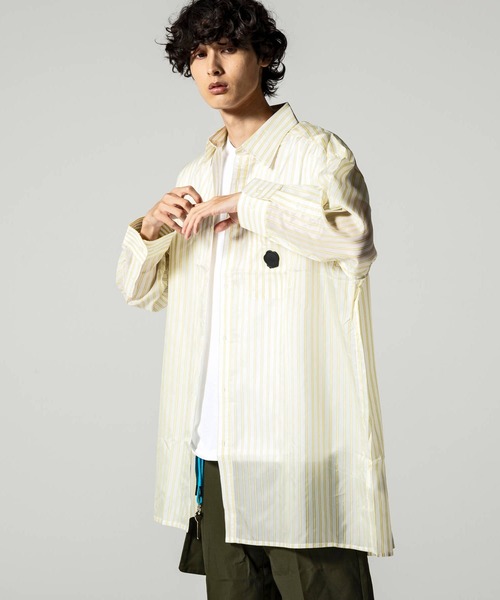 VIKTOR&ROLF（ヴィクター&ロルフ）の「VIKTOR&ROLF(ヴィクター＆ロルフ)イエローストライプロングシャツ（シャツ/ブラウス・メンズ・イエロー・S/M/L/XL）」の9枚目の写真