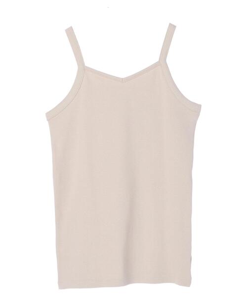 earth music&ecology（アースミュージックアンドエコロジー）の「2wayリブキャミソール ＊（キャミソール・レディース・ブラック/アイボリー/ライトピンク/ライトベージュ・S/M）」の16枚目の写真