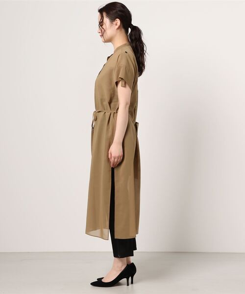 RITO（リト）の「RITO シアーコットンロングシャツドレス（ワンピース・レディース・ライトブラウン・36）」の7枚目の写真