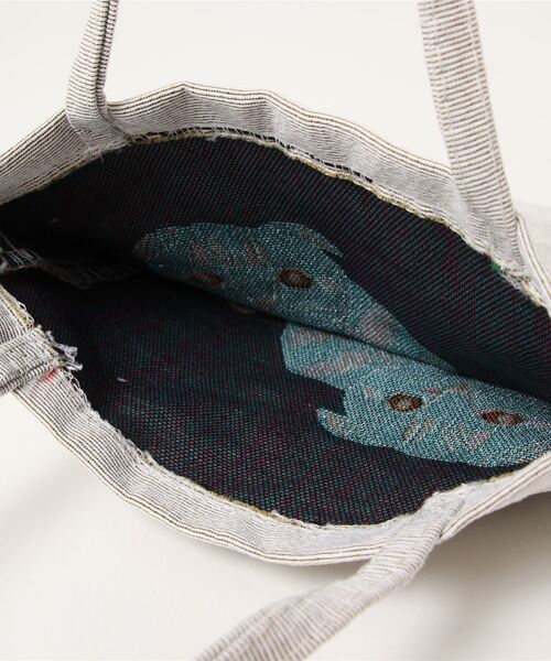 松尾ミユキ(マツオミユキ)の「松尾ミユキ/ミニトートバッグ/動物(トートバッグ・レディース・ホワイト系/グリーン系/グリーン系2/ブルー系/ブルー系2/イエロー系/ピンク系/ピンク系2/ブルー系3/ホワイト系2/ブラウン系/ネイビー系・FREE)」の14枚目の写真