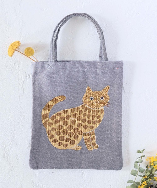 松尾ミユキ(マツオミユキ)の「松尾ミユキ/ミニトートバッグ/動物(トートバッグ・レディース・ホワイト系/グリーン系/グリーン系2/ブルー系/ブルー系2/イエロー系/ピンク系/ピンク系2/ブルー系3/ホワイト系2/ブラウン系/ネイビー系・FREE)」の9枚目の写真