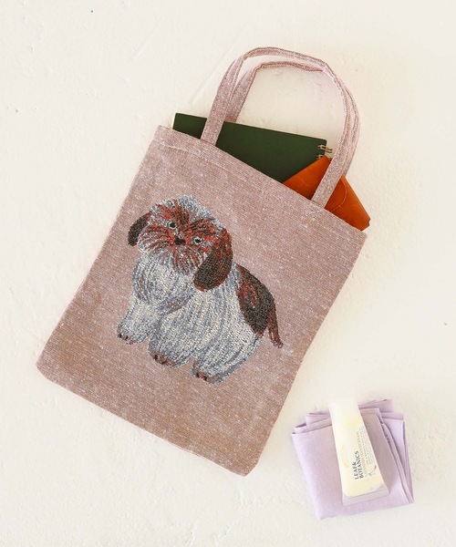 松尾ミユキ(マツオミユキ)の「松尾ミユキ/ミニトートバッグ/動物(トートバッグ・レディース・ホワイト系/グリーン系/グリーン系2/ブルー系/ブルー系2/イエロー系/ピンク系/ピンク系2/ブルー系3/ホワイト系2/ブラウン系/ネイビー系・FREE)」の12枚目の写真