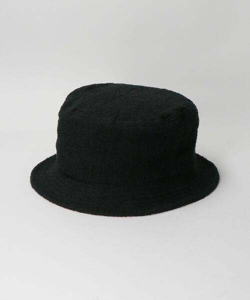 Charcoal TOKYO（チャコールトーキョー）の「＜Charcoal（チャコール）＞ PILE BUCKET HAT/ハット（ハット・メンズ・ホワイト/ブラック・LARGE）」の4枚目の写真