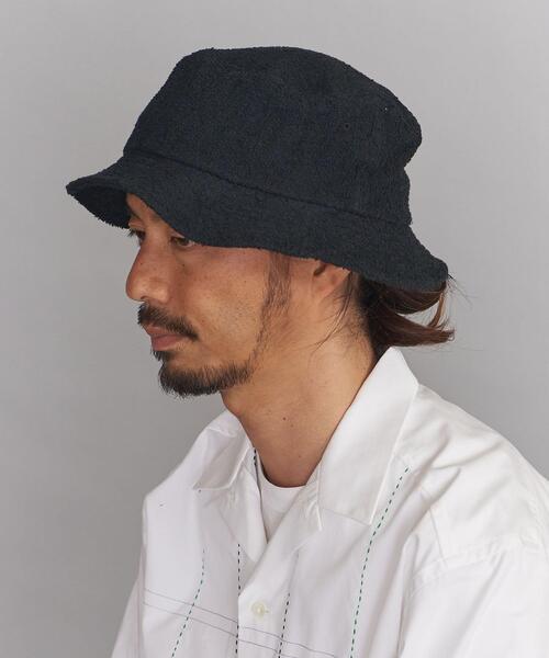 Charcoal TOKYO（チャコールトーキョー）の「＜Charcoal（チャコール）＞ PILE BUCKET HAT/ハット（ハット・メンズ・ホワイト/ブラック・LARGE）」の8枚目の写真