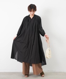 LUCA/LADY LUCK LUCA 総柄インド綿 ティアードロングワンピース LUCA/LADY LUCK LUCA 総柄インド綿 ティアードロングワンピース
