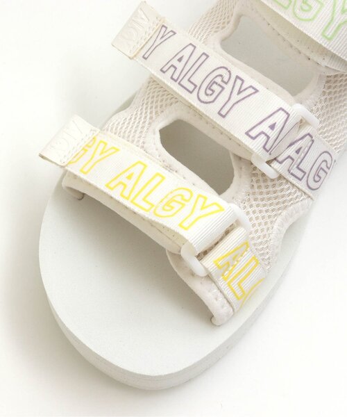 algy（アルジー）の「(レ）ロゴベルトカジュアルサンダル（サンダル・キッズ・ブラック/オフホワイト・24/22/20/21/23）」の8枚目の写真