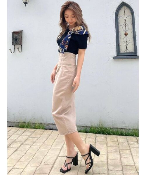 RESEXXY(リゼクシー)の「配色セットバックヒールサンダル(サンダル・レディース・その他1/ブラック/ベージュ・SMALL/LARGE/MEDIUM)」の8枚目の写真