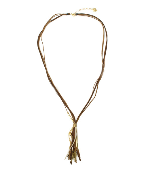 チャイハネ（チャイハネ）の「【チャイハネ】フレーザネックレス（ネックレス・レディース・パープル/ブラック/ベージュ/グリーン×オレンジ・FREE）」の15枚目の写真