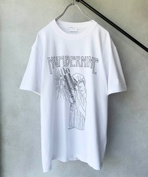 NUMBER (N)INE | 【NUMBER (N)INE】《別注》ラインアートグラフィック クルーネックTシャツ(Tシャツ/カットソー)