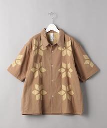＜Niche. (ニッチ) ＞ FLOWER WORK S/SHIRT/シャツ