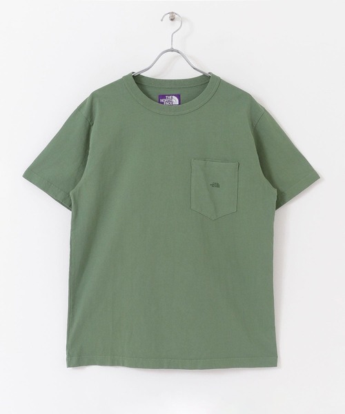 THE NORTH FACE PURPLE LABEL(ザ ノースフェイス パープルレーベル)の「THE NORTH FACE PURPLE LABEL 7OZ H/S POCKET T-SHIRT(Tシャツ/カットソー・メンズ・グレー/オフホワイト/オリーブ・MEDIUM/LARGE)」の3枚目の写真