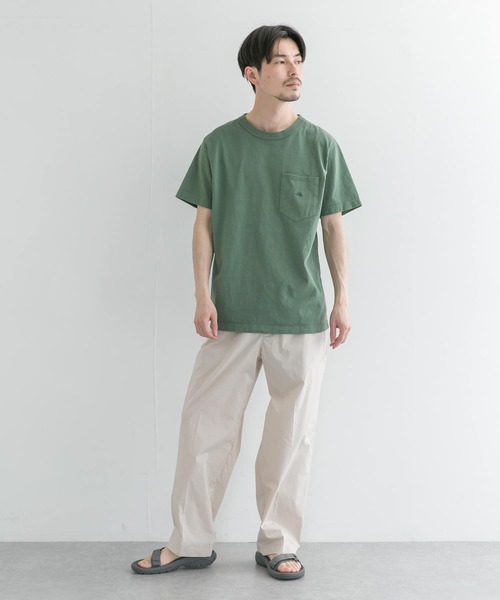 THE NORTH FACE PURPLE LABEL(ザ ノースフェイス パープルレーベル)の「THE NORTH FACE PURPLE LABEL 7OZ H/S POCKET T-SHIRT(Tシャツ/カットソー・メンズ・グレー/オフホワイト/オリーブ・MEDIUM/LARGE)」の6枚目の写真