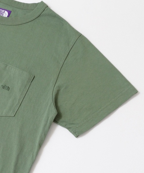 THE NORTH FACE PURPLE LABEL(ザ ノースフェイス パープルレーベル)の「THE NORTH FACE PURPLE LABEL 7OZ H/S POCKET T-SHIRT(Tシャツ/カットソー・メンズ・グレー/オフホワイト/オリーブ・MEDIUM/LARGE)」の15枚目の写真