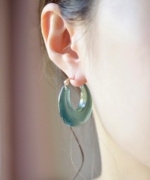 F&D : アクリルラウンドピアス