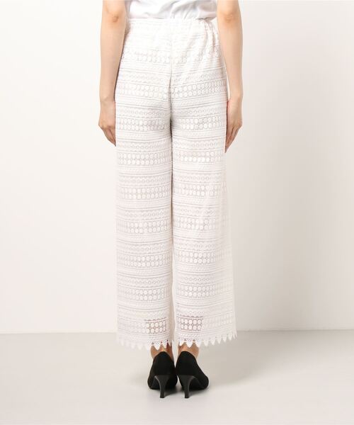 MATCH&more（マッチアンドモア）の「レースイージーパンツ（その他パンツ・レディース・ホワイト/ネイビー/ベージュ・FREE）」の5枚目の写真