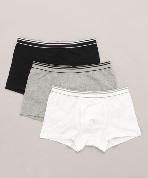 GIORDANO（ジョルダーノ）の「3パックボクサーパンツ（ソックス/靴下・メンズ・その他2/その他1/グレー/ホワイト/その他4/ブラック/その他5/レッド/その他6/その他3・LARGE/MEDIUM/SMALL/X-LARGE/XX-LARGE）」の8枚目の写真