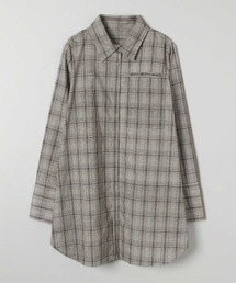 JEANASIS | ムジガラロングレギュラーシャツ/958376(シャツ/ブラウス)