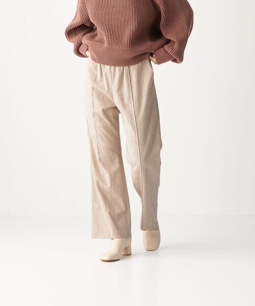 CITEN（シテン）の「＜CITEN（シテン）＞ジャカード フレア イージー パンツ（その他パンツ・レディース・ネイビー/ベージュ・FREE）」の13枚目の写真