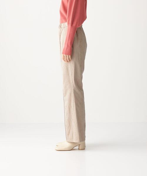 CITEN（シテン）の「＜CITEN（シテン）＞ジャカード フレア イージー パンツ（その他パンツ・レディース・ネイビー/ベージュ・FREE）」の5枚目の写真